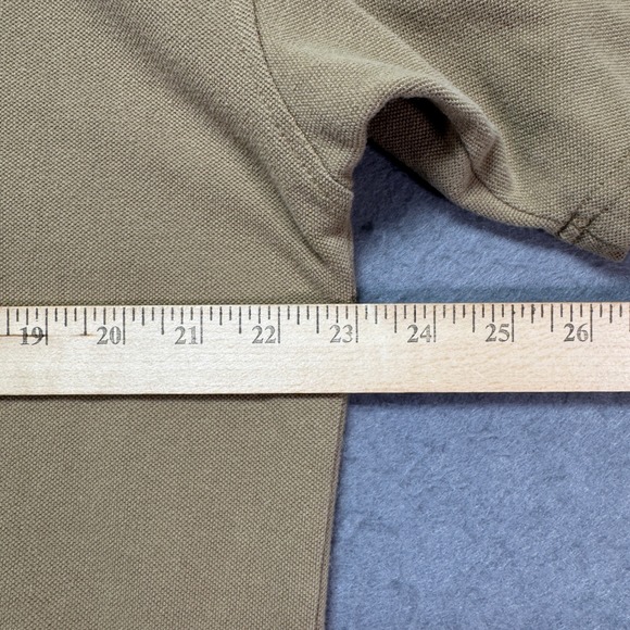 Mens Tan Texas Longhorn Polo Shirt XL Cotton Polyester Blue Generation - Picture 6 of 7